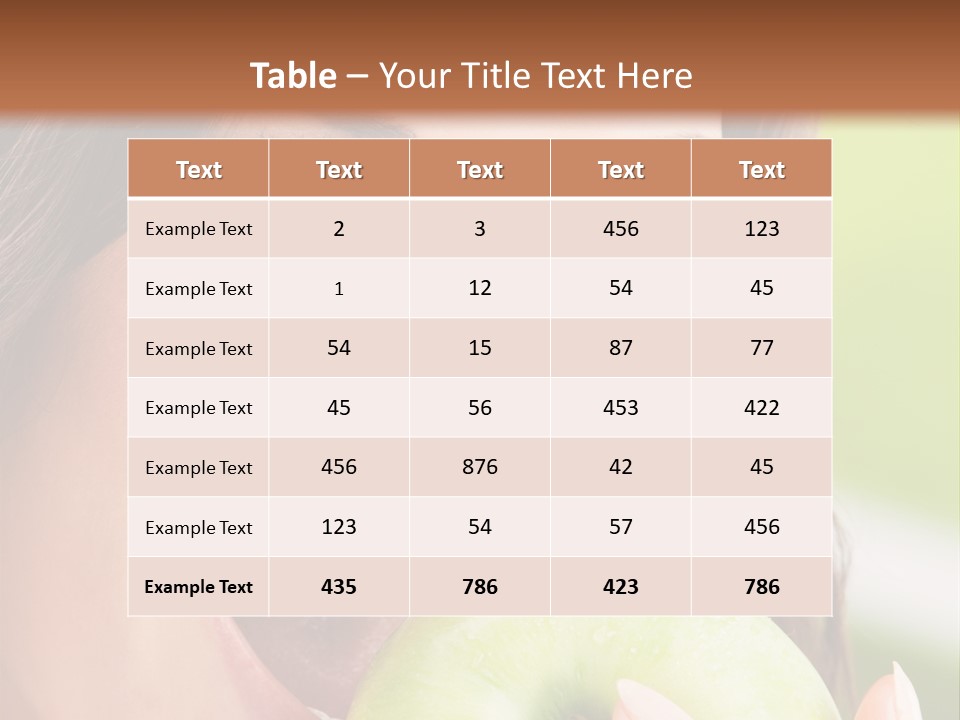 Pretty Girl Only PowerPoint Template