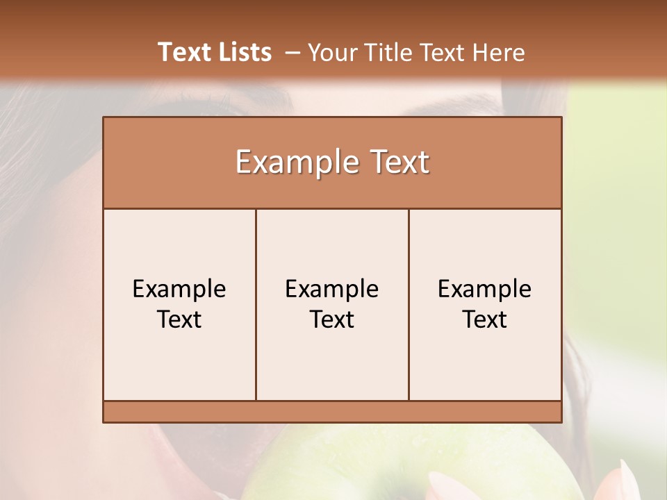 Pretty Girl Only PowerPoint Template