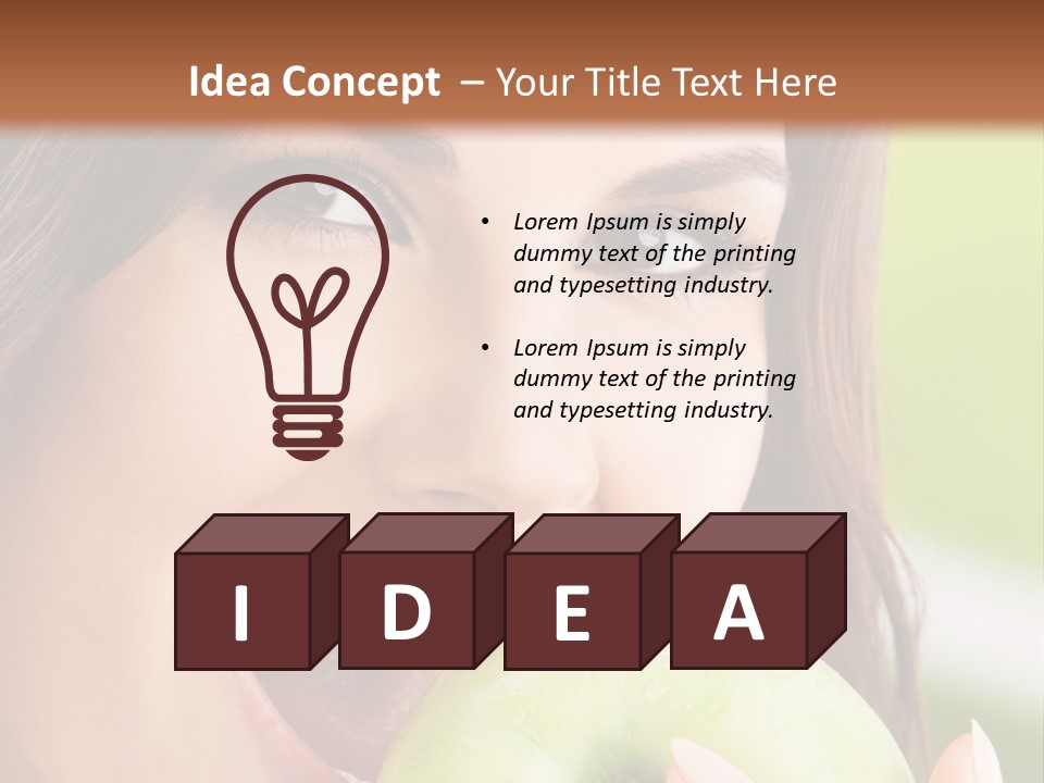 Pretty Girl Only PowerPoint Template