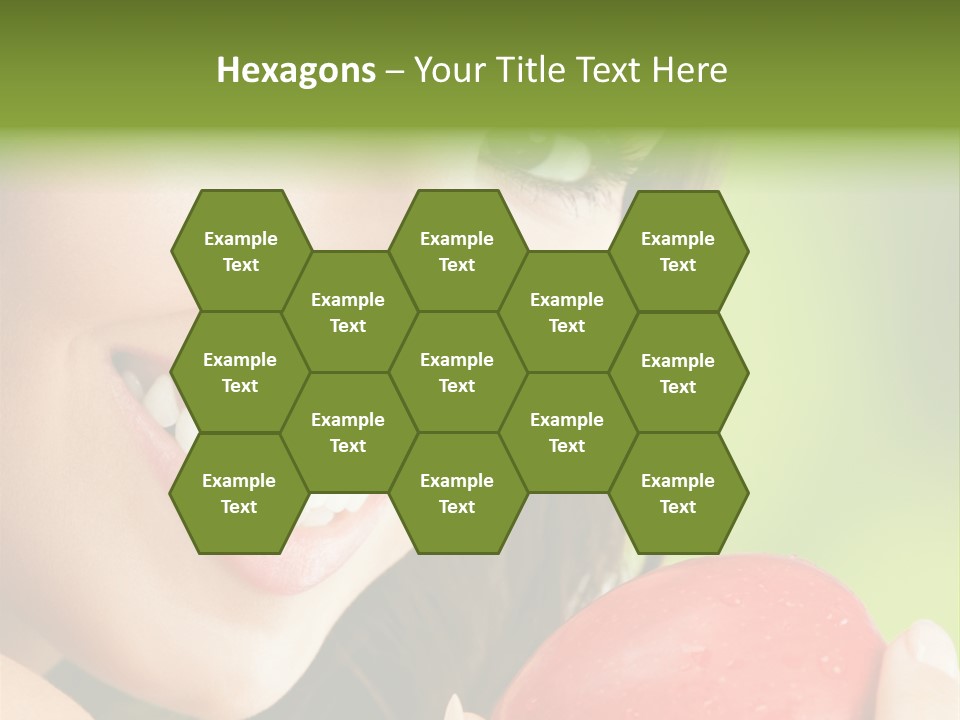 Smile Food Apple PowerPoint Template