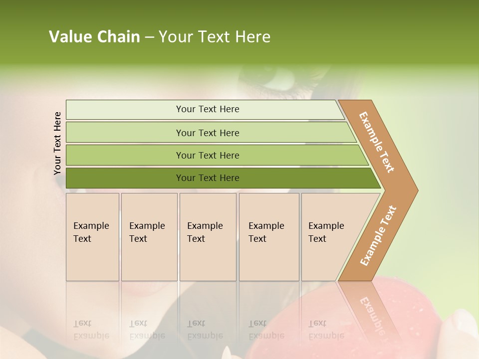 Smile Food Apple PowerPoint Template