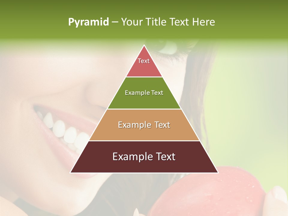 Smile Food Apple PowerPoint Template