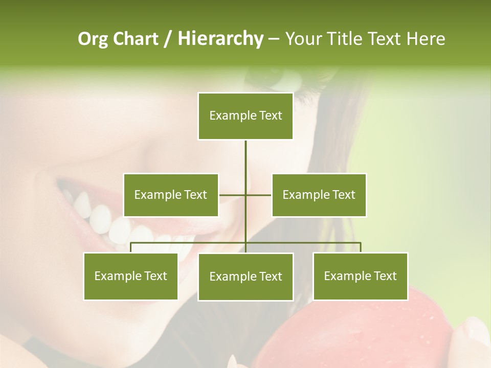 Smile Food Apple PowerPoint Template
