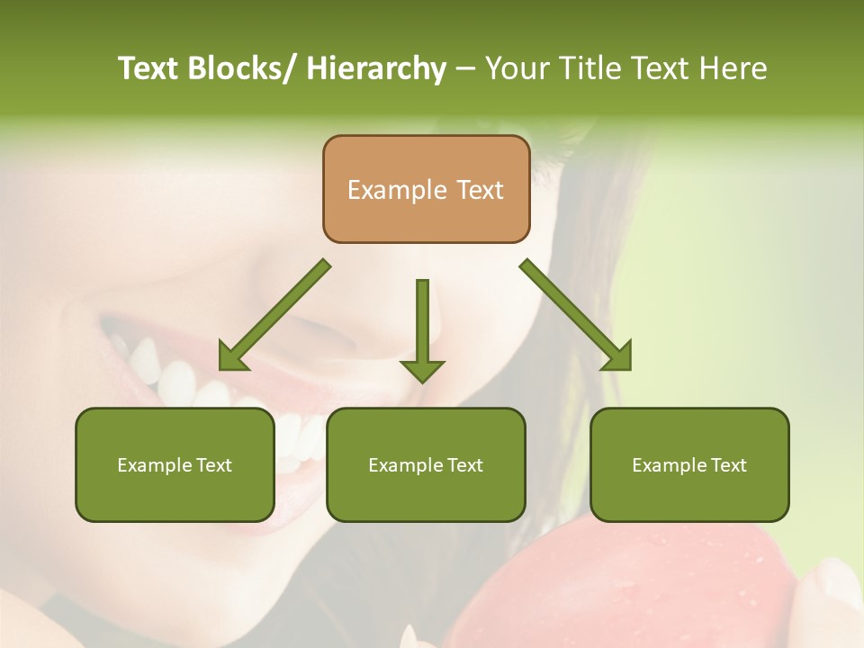 Smile Food Apple PowerPoint Template