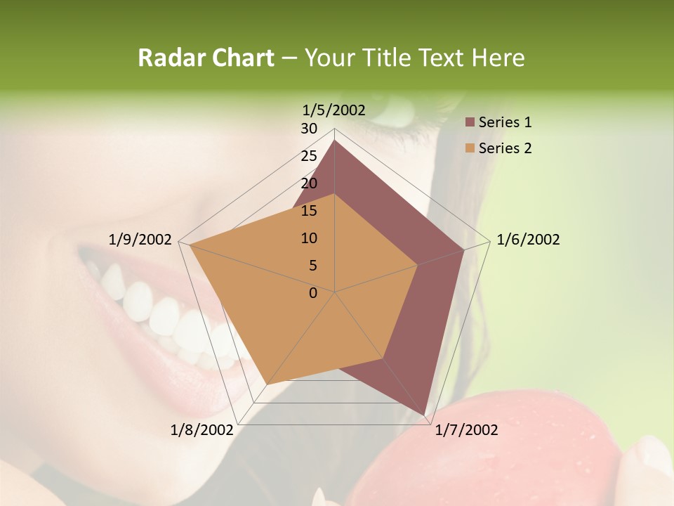 Smile Food Apple PowerPoint Template