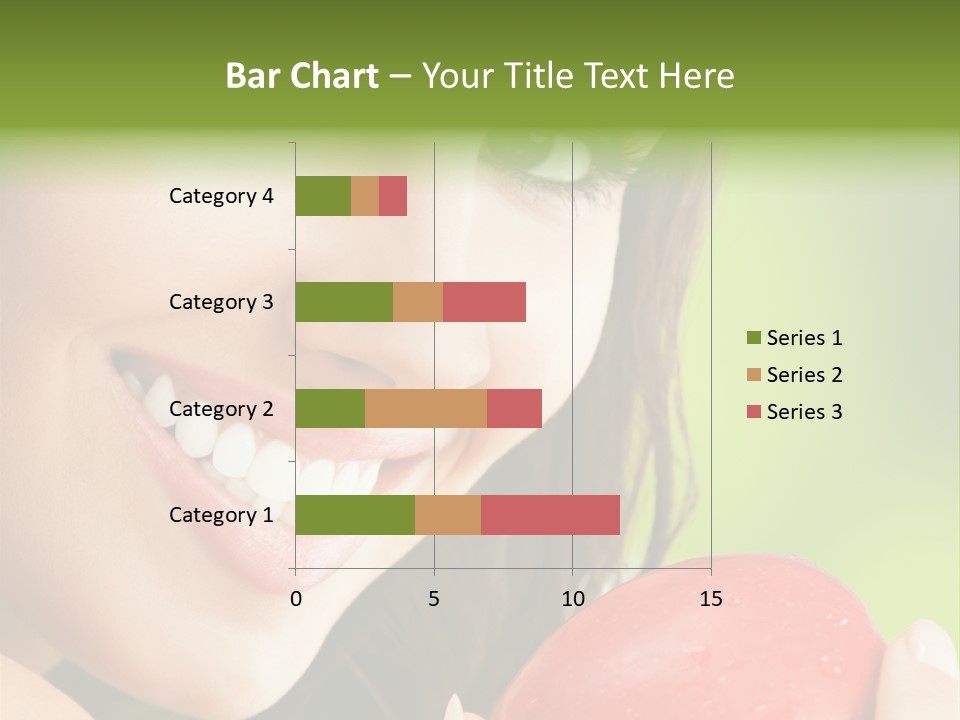 Smile Food Apple PowerPoint Template