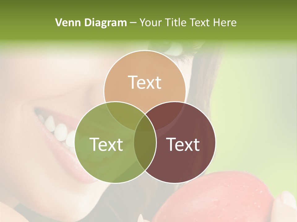 Smile Food Apple PowerPoint Template