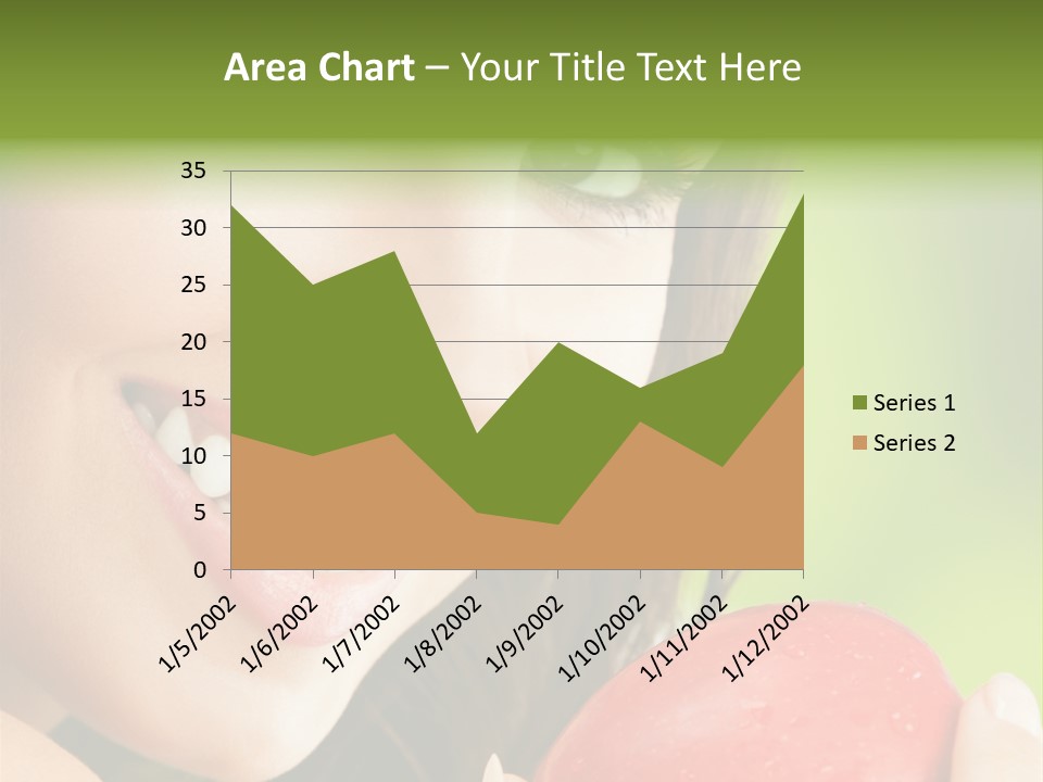 Smile Food Apple PowerPoint Template