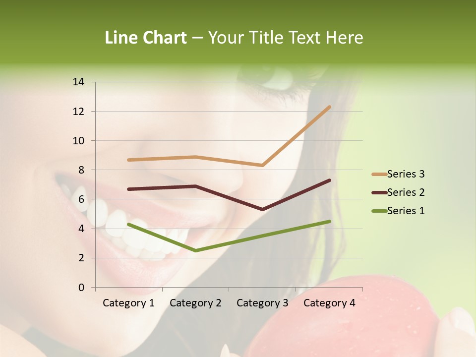 Smile Food Apple PowerPoint Template