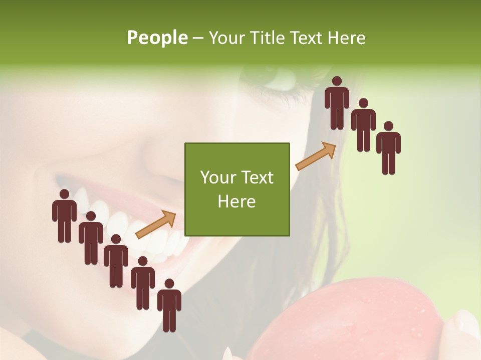 Smile Food Apple PowerPoint Template