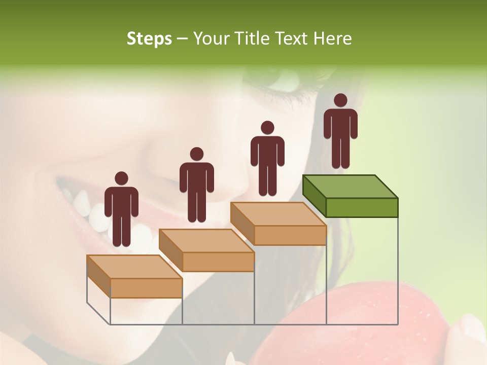 Smile Food Apple PowerPoint Template