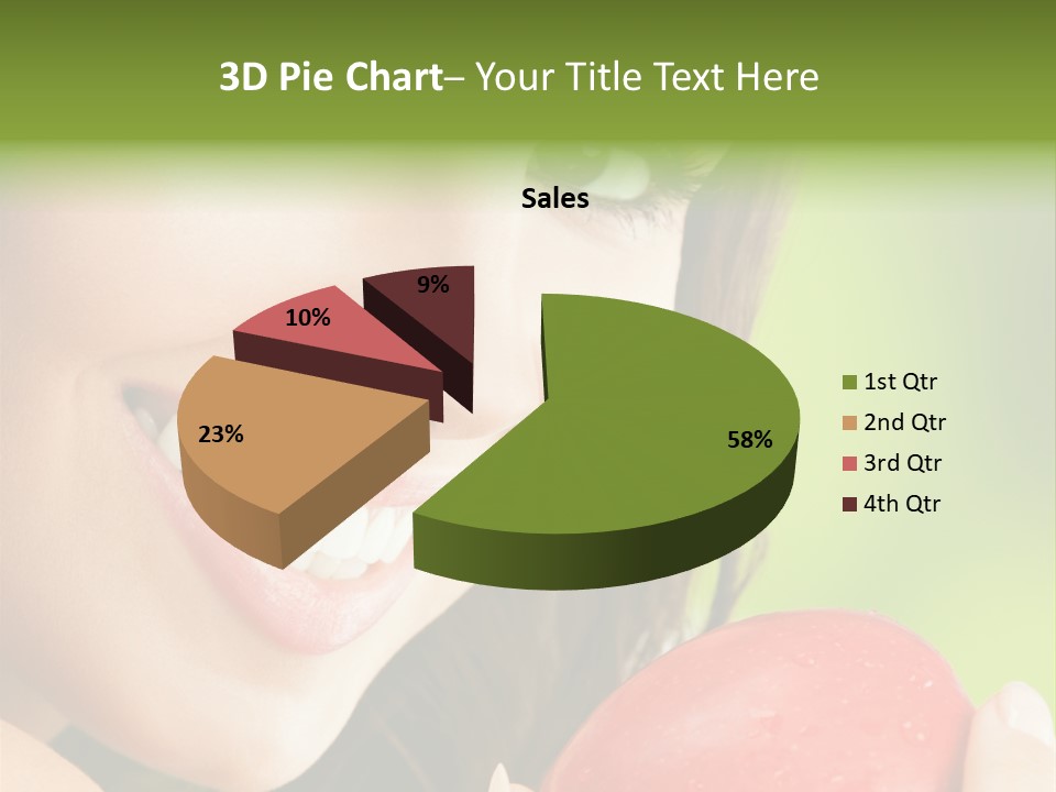 Smile Food Apple PowerPoint Template