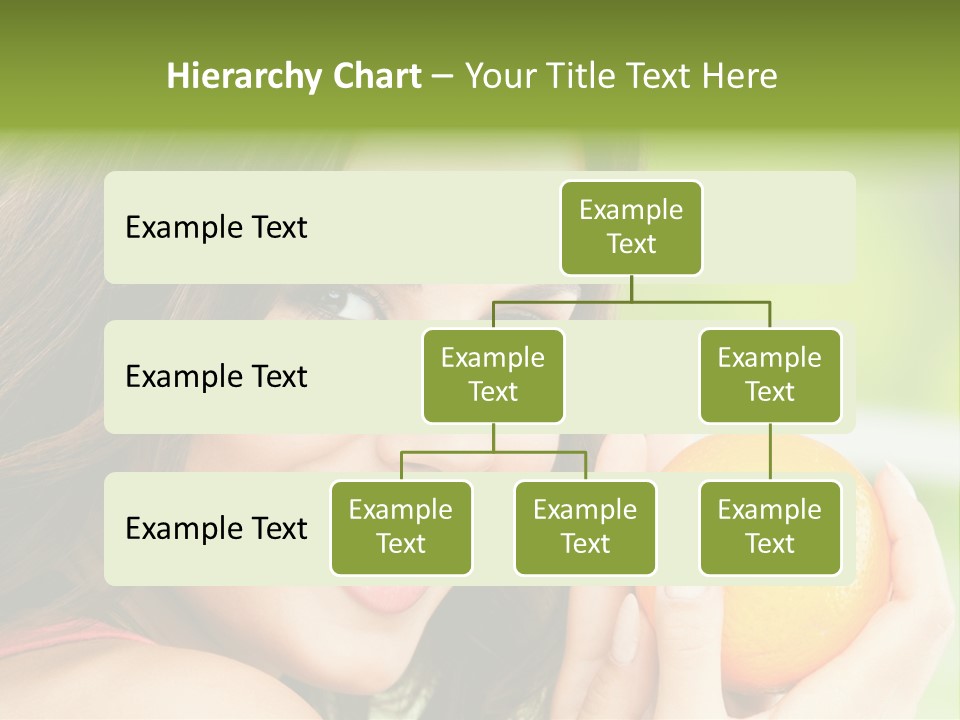 Caucasian One Portrait PowerPoint Template
