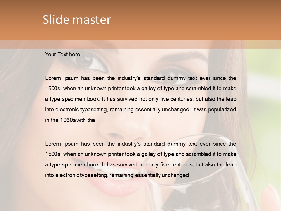 Outdoor Happy One PowerPoint Template