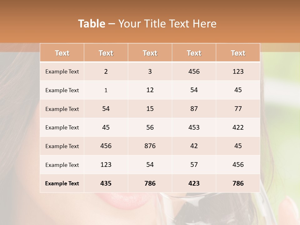 Outdoor Happy One PowerPoint Template