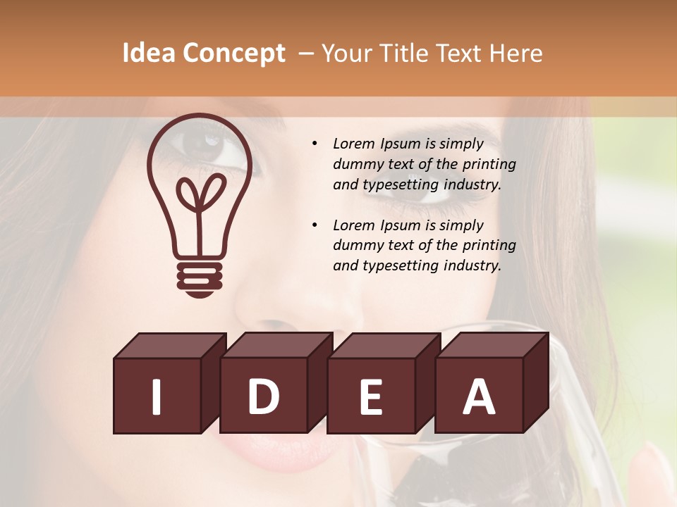 Outdoor Happy One PowerPoint Template