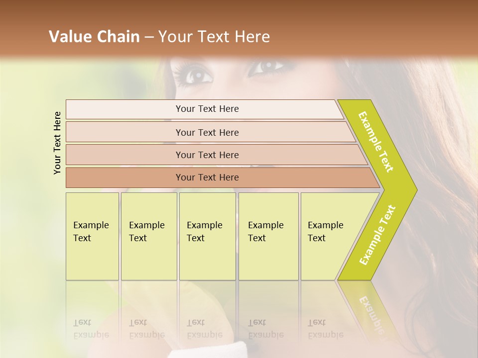 Smiling Healthy Female PowerPoint Template