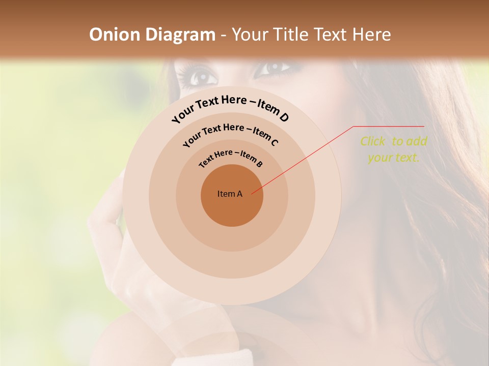 Smiling Healthy Female PowerPoint Template