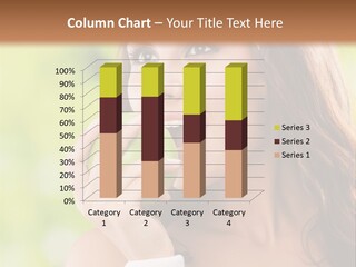 Smiling Healthy Female PowerPoint Template