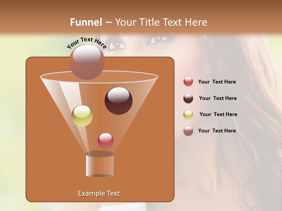 Smiling Healthy Female PowerPoint Template