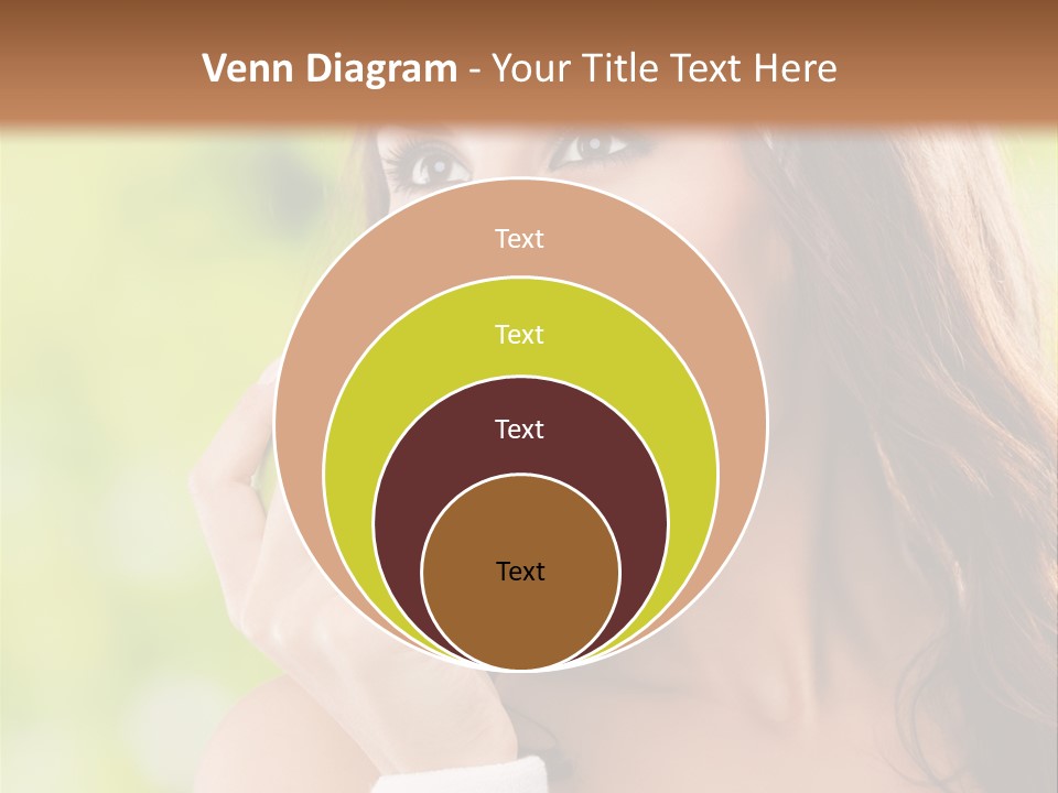 Smiling Healthy Female PowerPoint Template