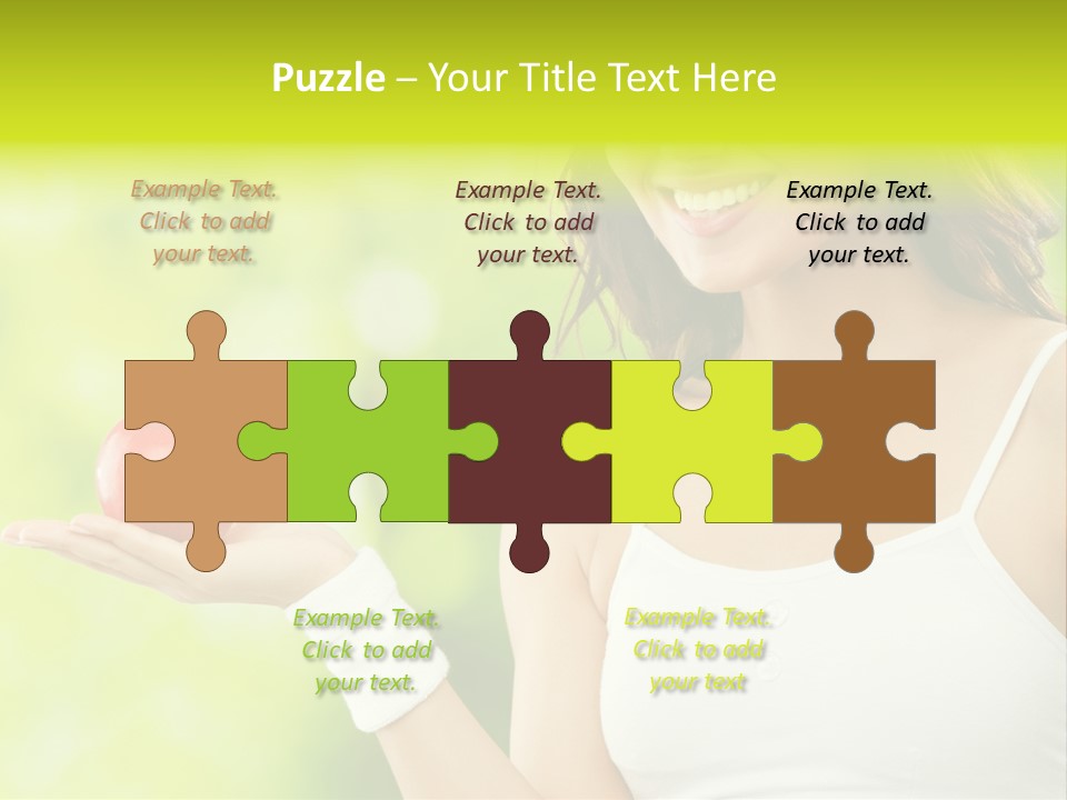 Space Eat Fit PowerPoint Template