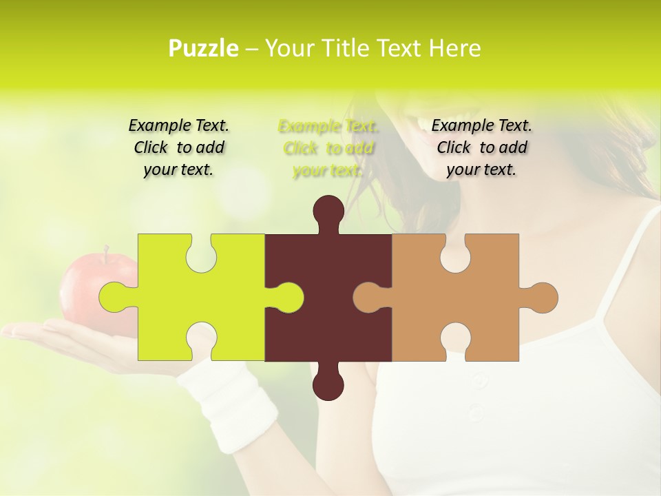 Space Eat Fit PowerPoint Template