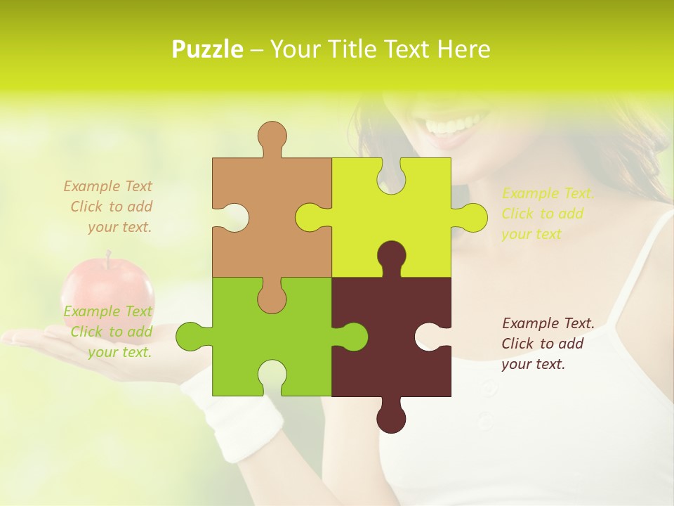 Space Eat Fit PowerPoint Template