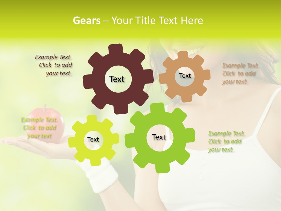 Space Eat Fit PowerPoint Template