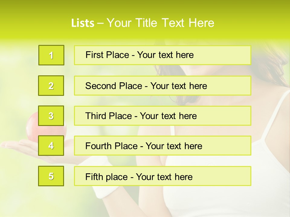 Space Eat Fit PowerPoint Template