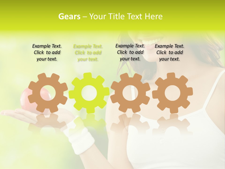 Space Eat Fit PowerPoint Template