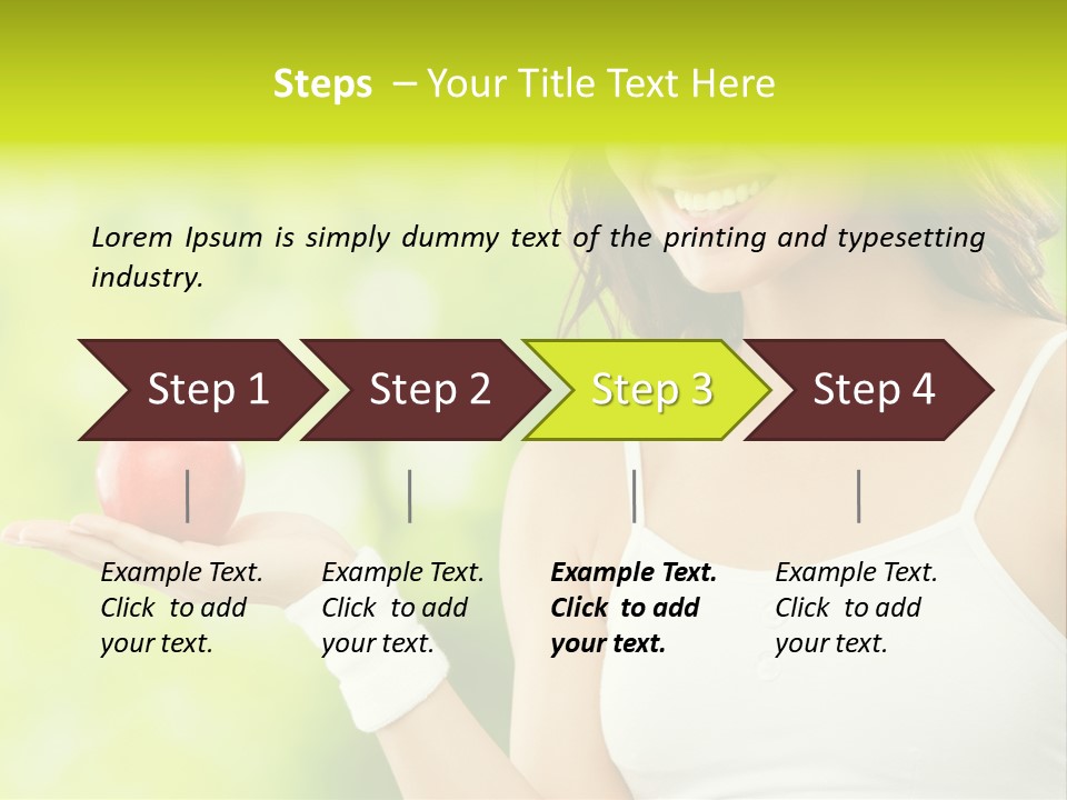 Space Eat Fit PowerPoint Template