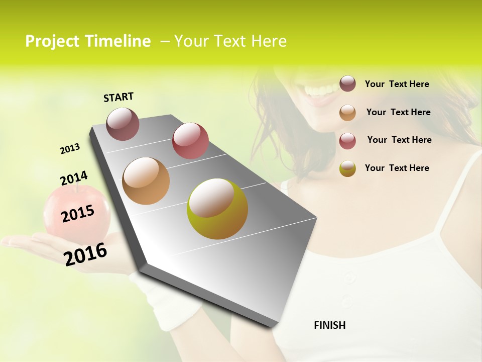 Space Eat Fit PowerPoint Template