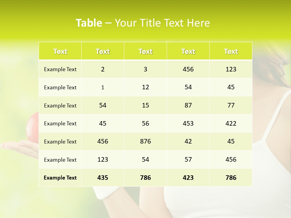 Space Eat Fit PowerPoint Template