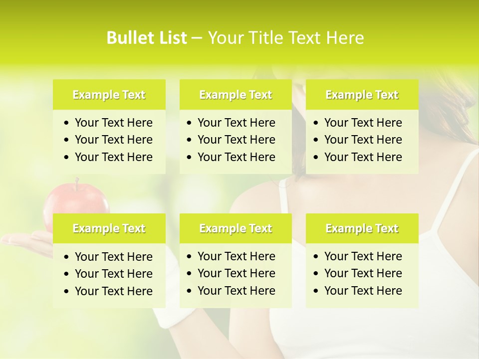 Space Eat Fit PowerPoint Template