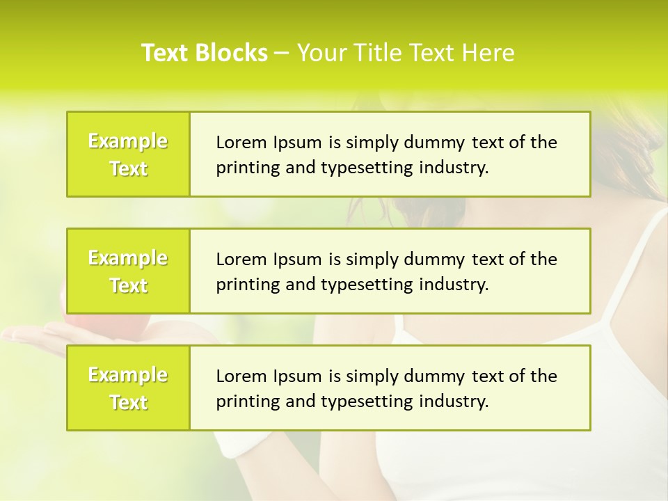 Space Eat Fit PowerPoint Template