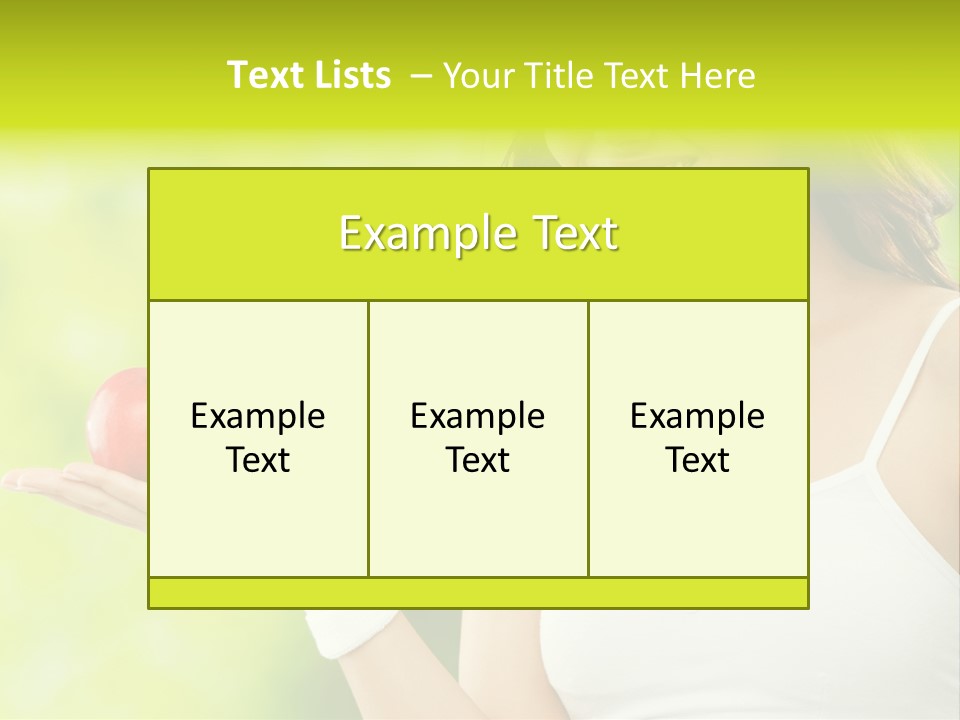 Space Eat Fit PowerPoint Template