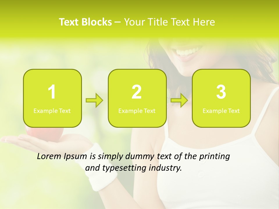 Space Eat Fit PowerPoint Template