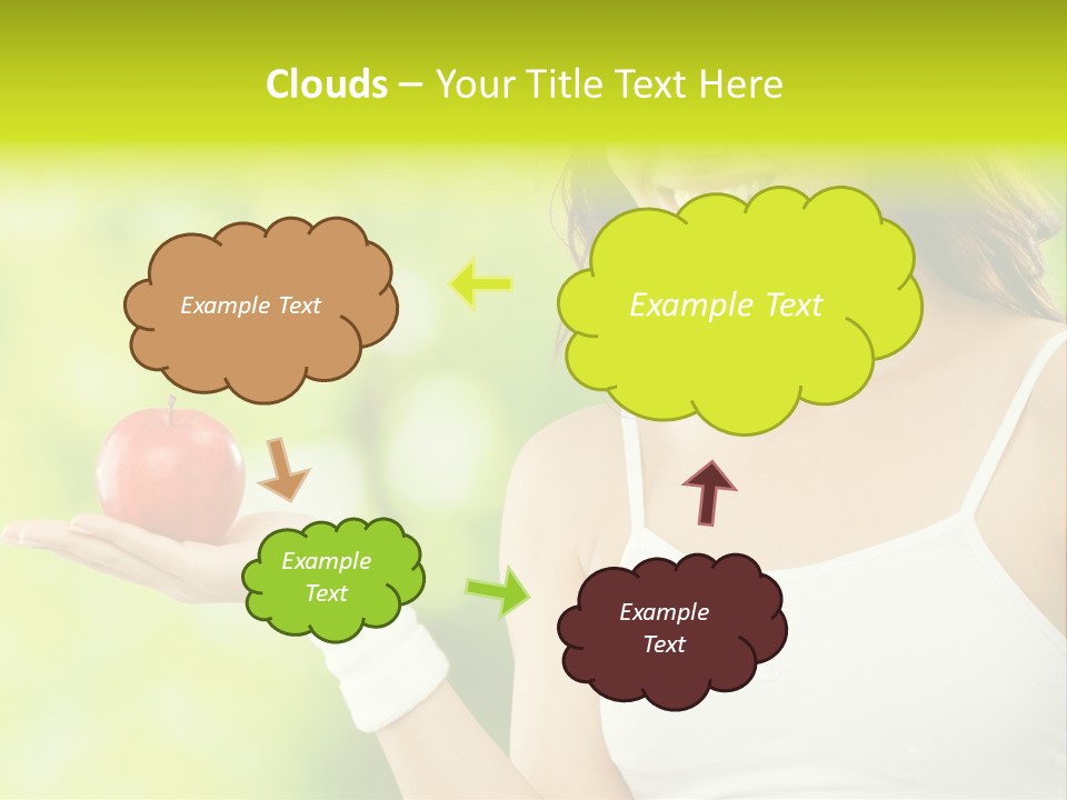 Space Eat Fit PowerPoint Template