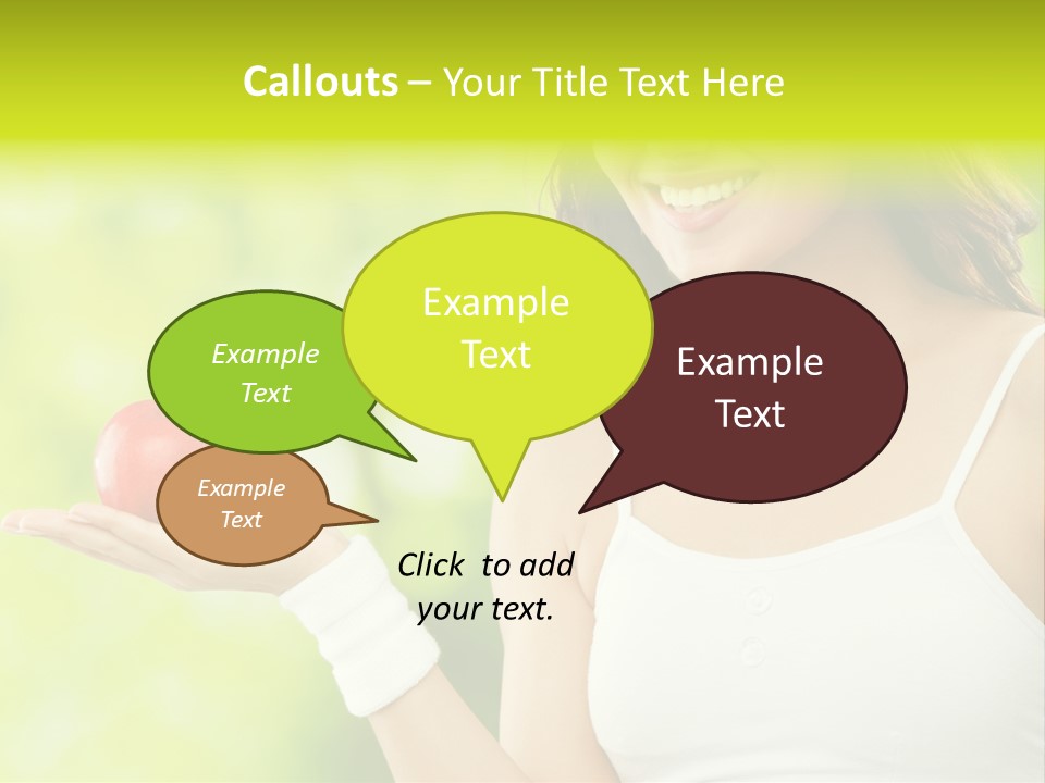 Space Eat Fit PowerPoint Template