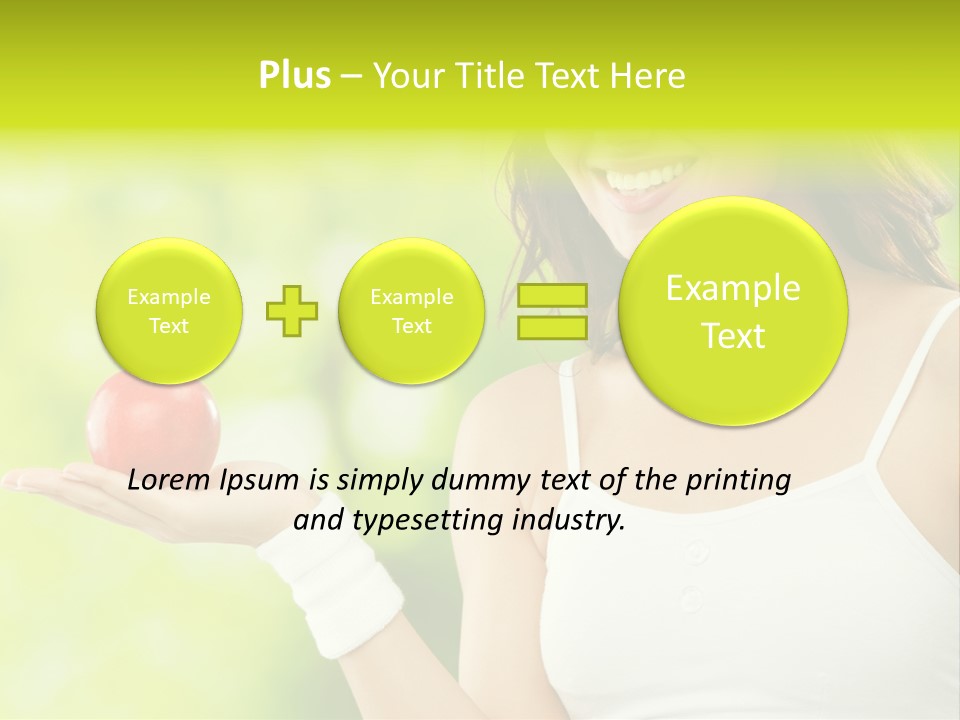 Space Eat Fit PowerPoint Template