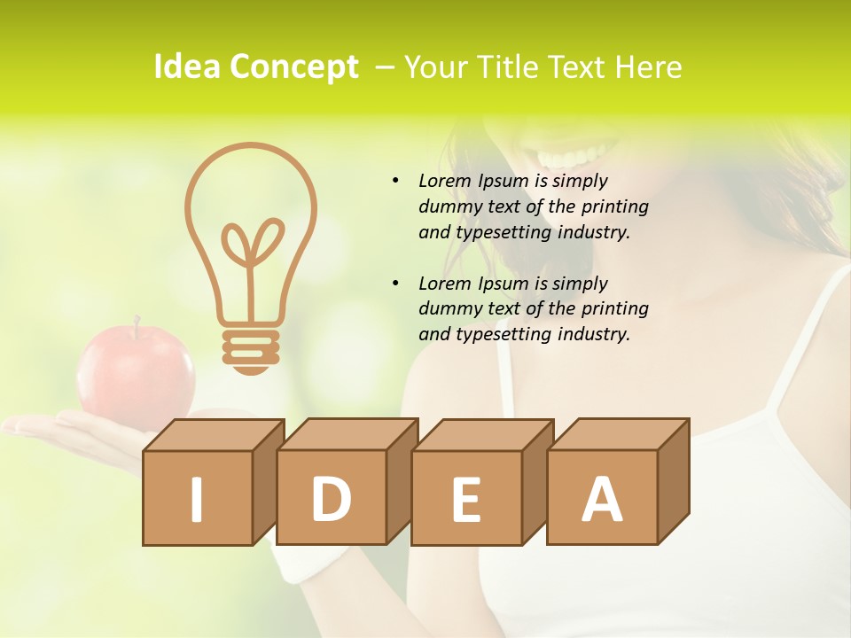 Space Eat Fit PowerPoint Template