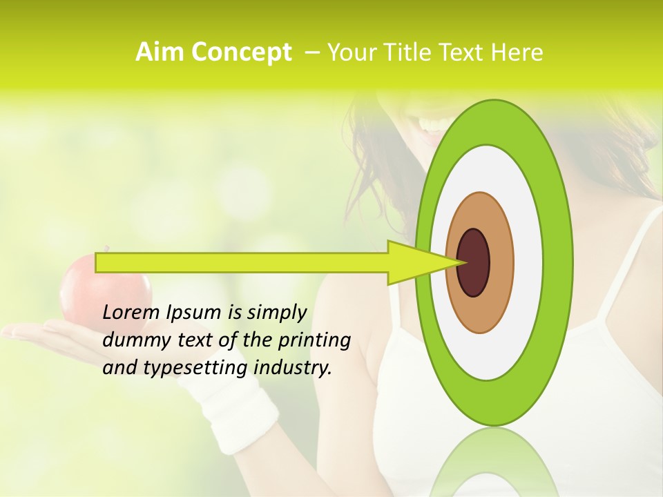 Space Eat Fit PowerPoint Template