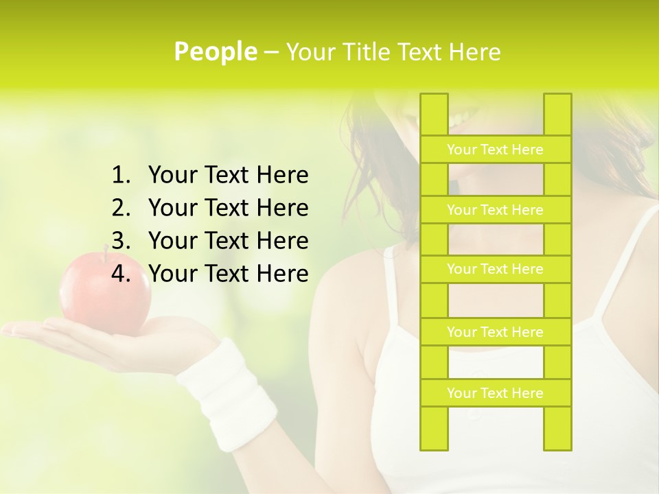 Space Eat Fit PowerPoint Template