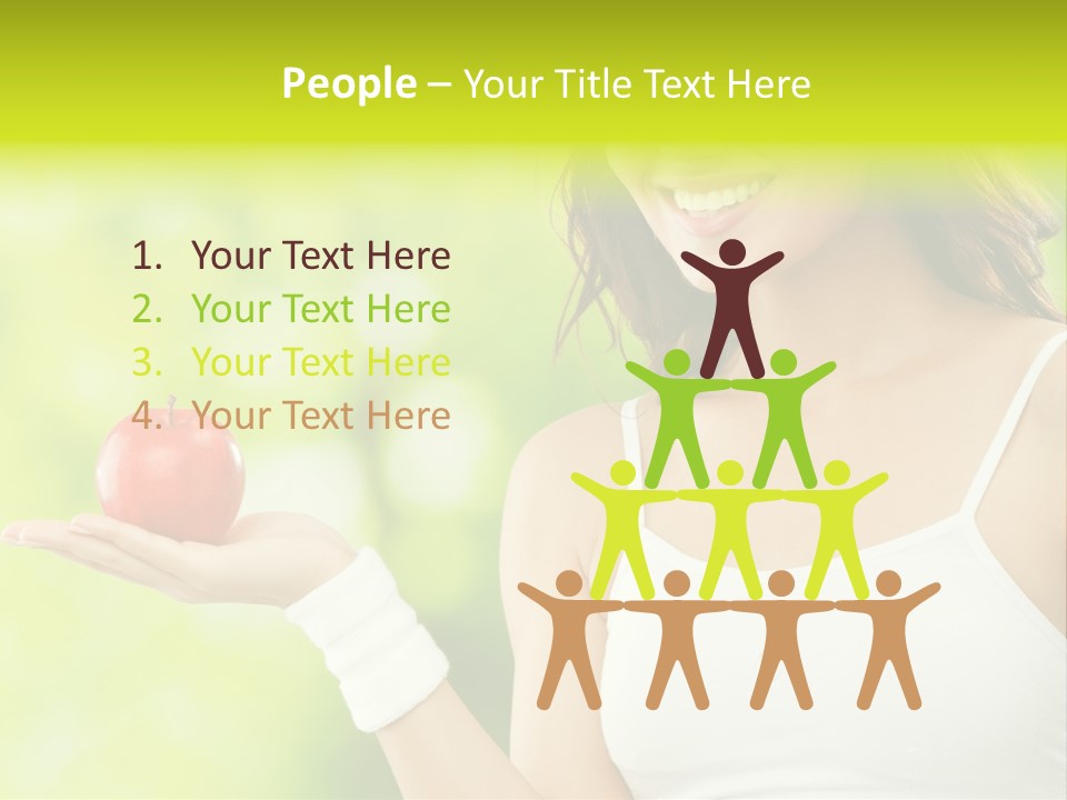 Space Eat Fit PowerPoint Template