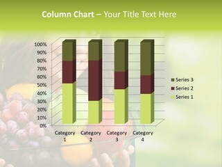 Vegetarian Looking At Camera Copyspace PowerPoint Template