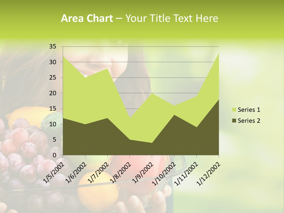 Vegetarian Looking At Camera Copyspace PowerPoint Template