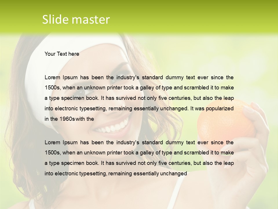 Aerobics Healthy Health PowerPoint Template