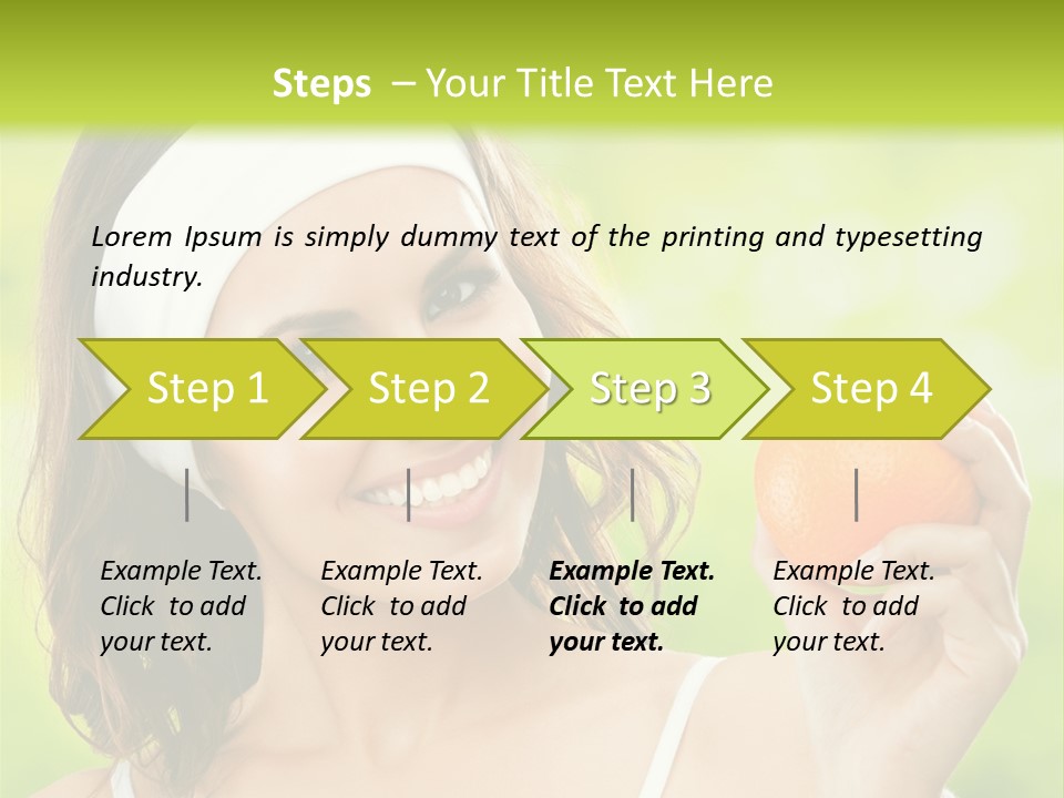 Aerobics Healthy Health PowerPoint Template