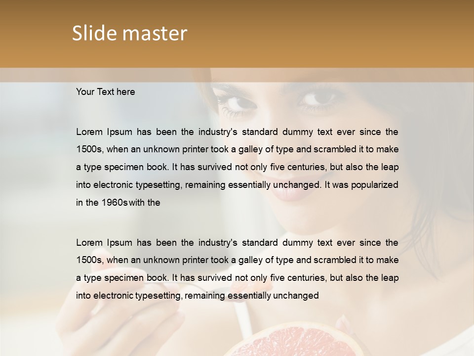 Young European Attractive PowerPoint Template